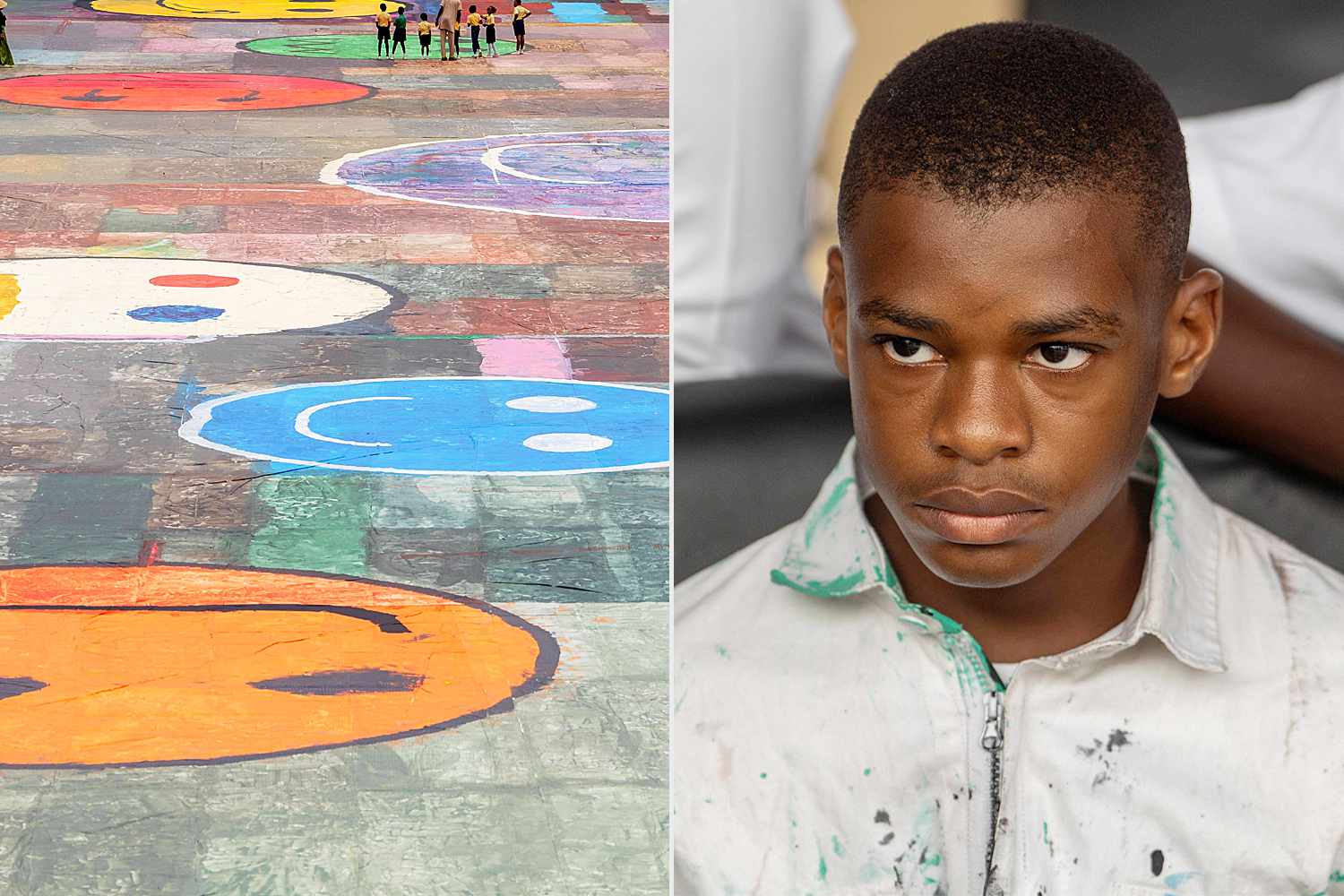 15-Year-Old Boy With Autism Paints World's Largest Canvas 15-Year-Old Boy With Autism Paints World's Largest Canvas
