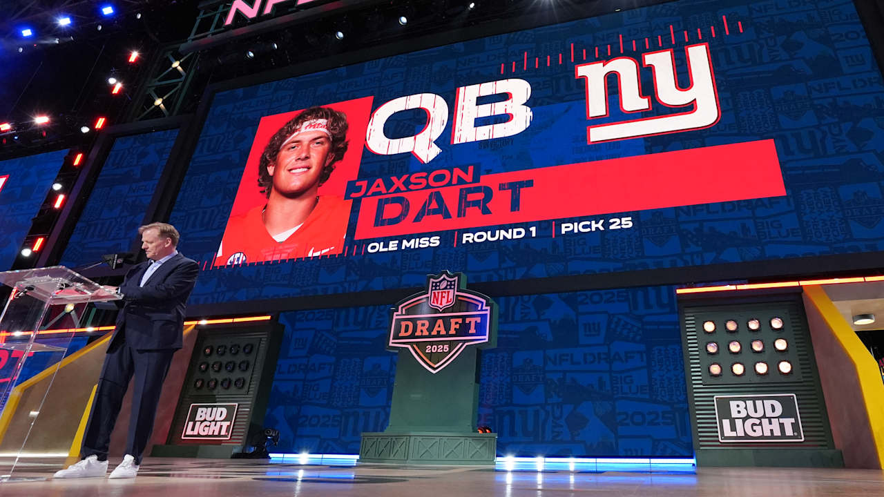 2025 NFL Draft: New York Giants Select QB Jaxson Dart At Pick 25 2025 NFL Draft: New York Giants Select QB Jaxson Dart At Pick 25