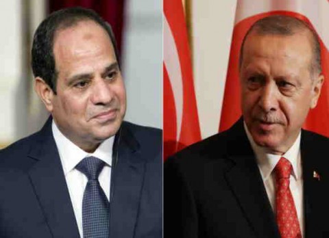 اتصال هاتفي بين أردوغان والسيسي: تمنيات بالاستقرار لمصر
