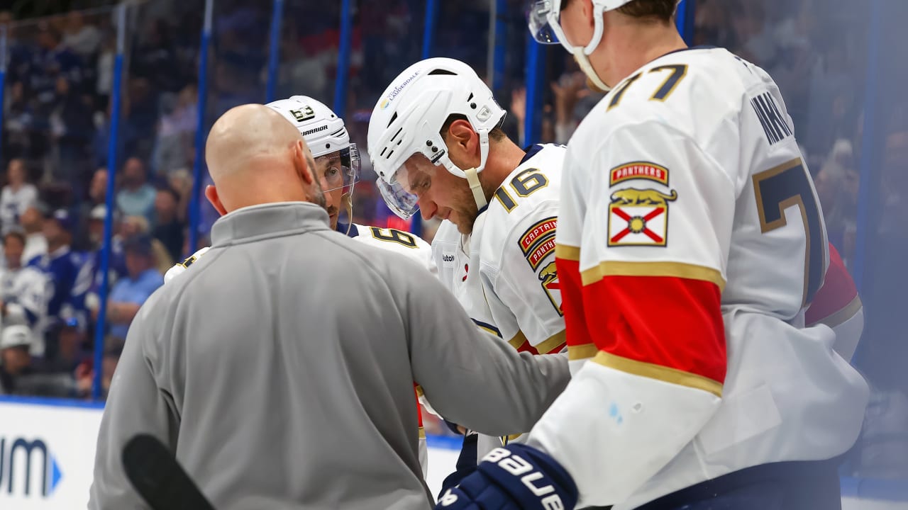 Barkov Injured By Hagel, But Panthers Triumph In Game 2 Barkov Injured By Hagel, But Panthers Triumph In Game 2