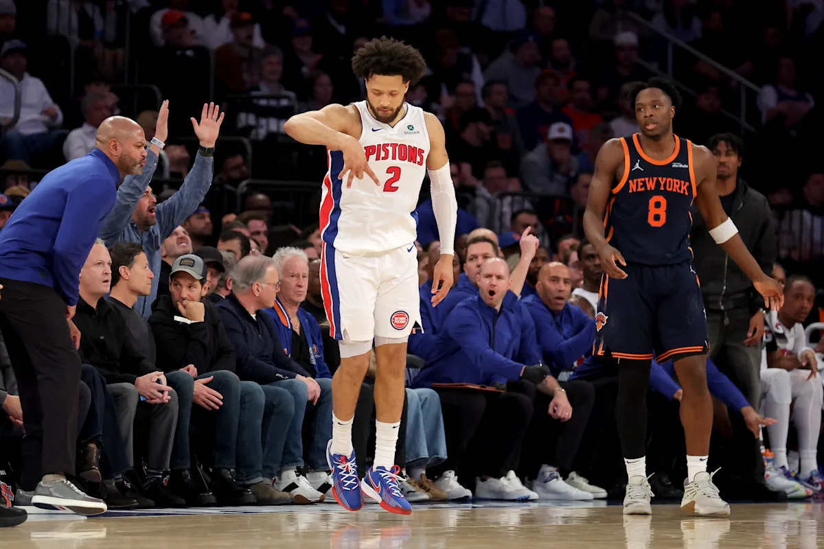 Cade Cunningham's Pistons Even NBA Playoffs Series Against Knicks With Game 2 Win Cade Cunningham's Pistons Even NBA Playoffs Series Against Knicks With Game 2 Win