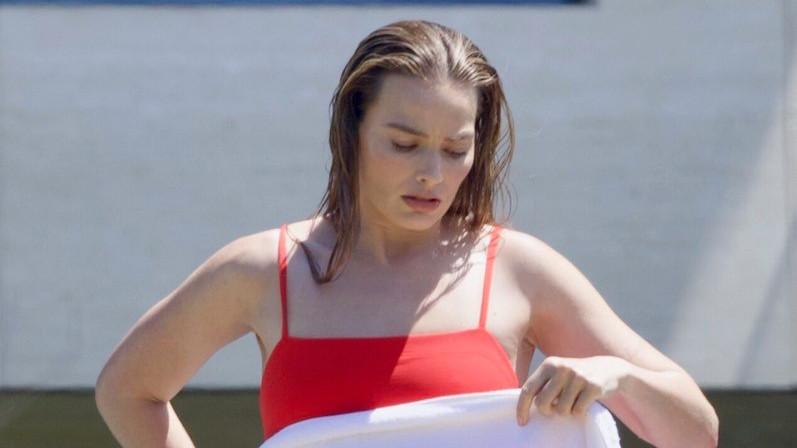 Chanel's New Campaign: Margot Robbie Spotted On Malibu Set Chanel's New Campaign: Margot Robbie Spotted On Malibu Set