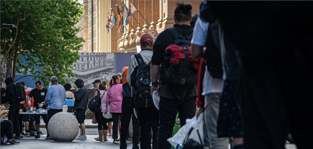 Concerns Raised Over Martin Place Homeless Kitchen's Vivid Shutdown Concerns Raised Over Martin Place Homeless Kitchen's Vivid Shutdown