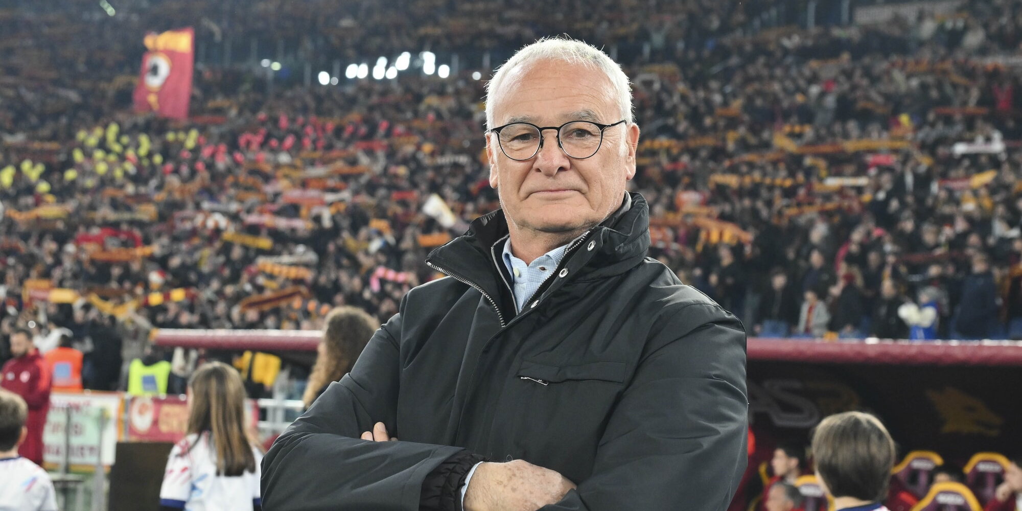 Coreografia Roma-Lecce: Omaggio A Ranieri, La Curva Sud Chiede… Coreografia Roma-Lecce: Omaggio A Ranieri, La Curva Sud Chiede…