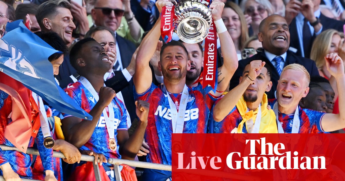 Crystal Palace Vs Man City: Live Stream And Score Updates From The FA Cup Final Crystal Palace Vs Man City: Live Stream And Score Updates From The FA Cup Final