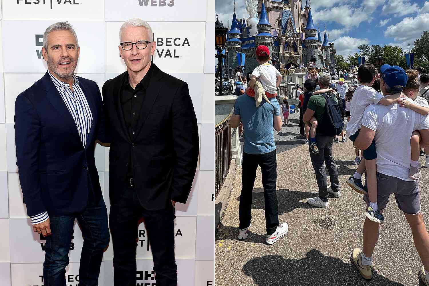 Disney World Fun: Andy Cohen And Anderson Cooper's Family Outing Disney World Fun: Andy Cohen And Anderson Cooper's Family Outing
