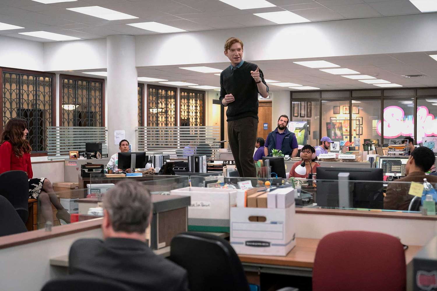 Domhnall Gleeson Spills The Beans: Inside The New 'The Office' Spin-off, 'The Paper' Domhnall Gleeson Spills The Beans: Inside The New 'The Office' Spin-off, 'The Paper'