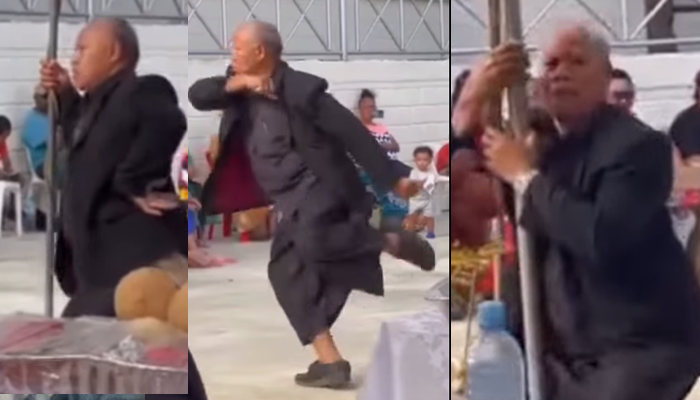 Elderly Dancer's Stunning Performance At Tonga's Church Conference Elderly Dancer's Stunning Performance At Tonga's Church Conference