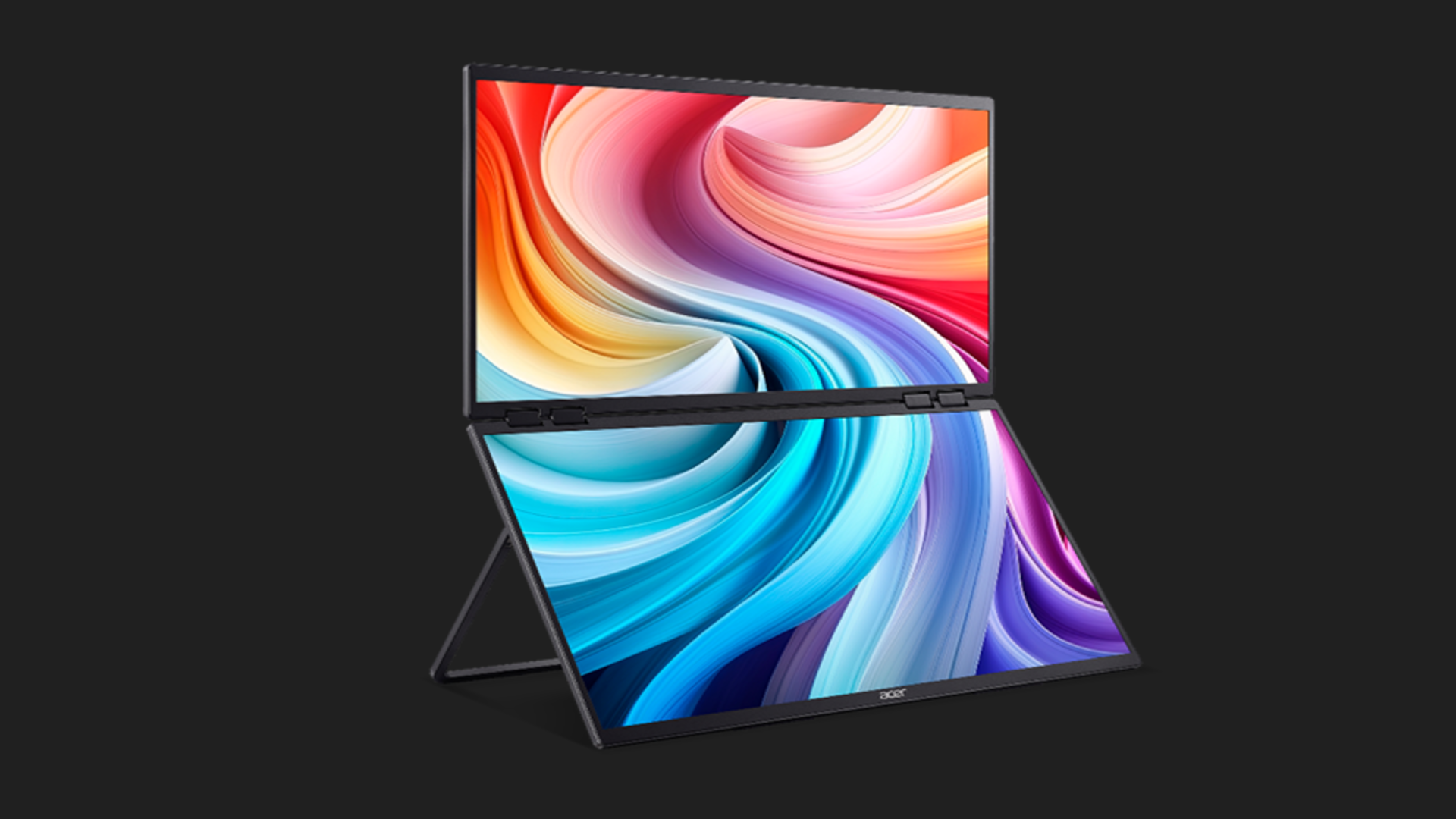 Hands-on Review: Acer's Portable Monitor With Dual Full HD Touchscreens Hands-on Review: Acer's Portable Monitor With Dual Full HD Touchscreens