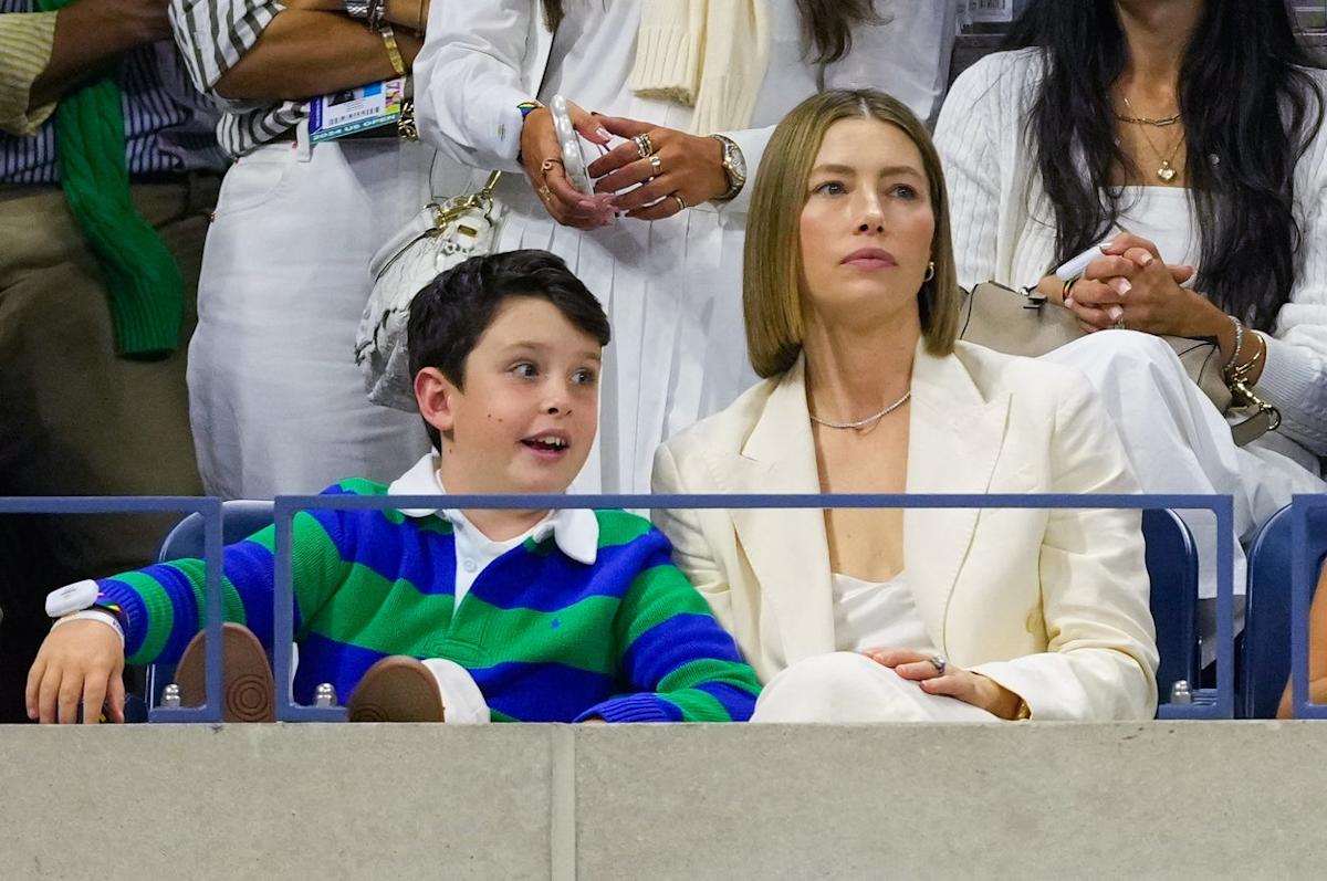 Jessica Biel On Bringing Son To US Open: Jessica Biel On Bringing Son To US Open: