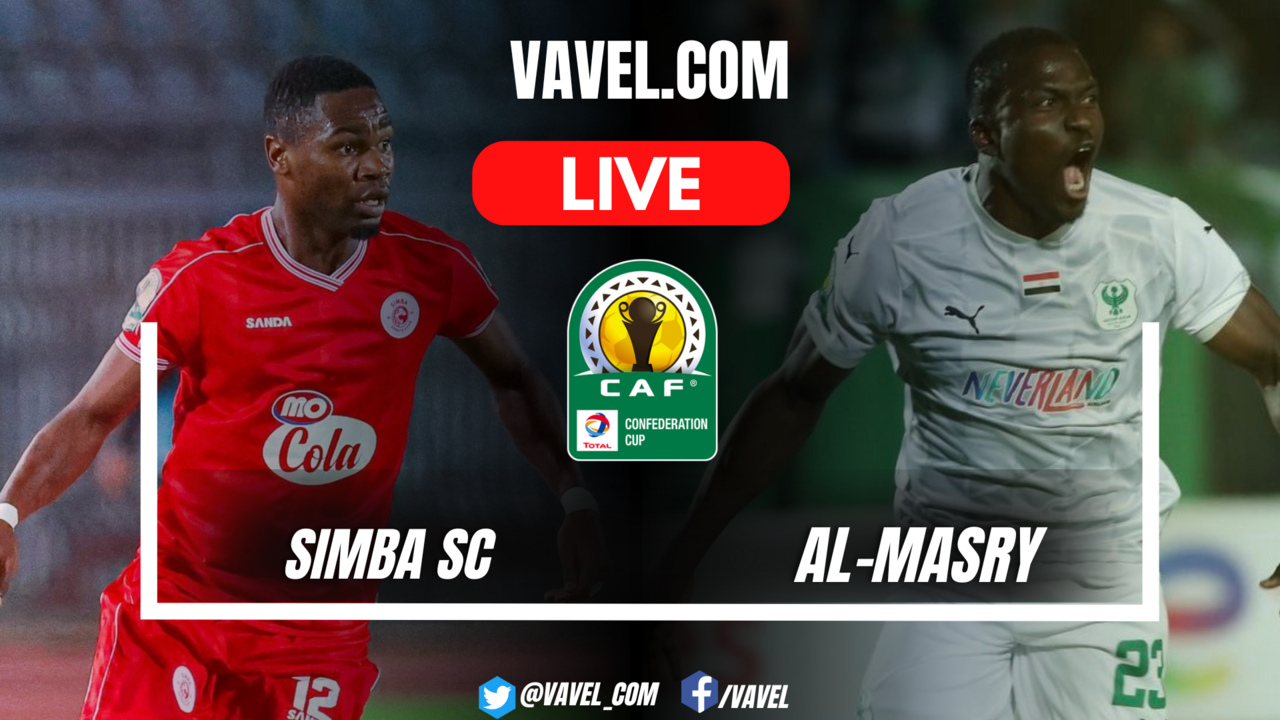 Live Score: Simba SC Vs Al-Masry - Match Updates And Highlights Live Score: Simba SC Vs Al-Masry - Match Updates And Highlights