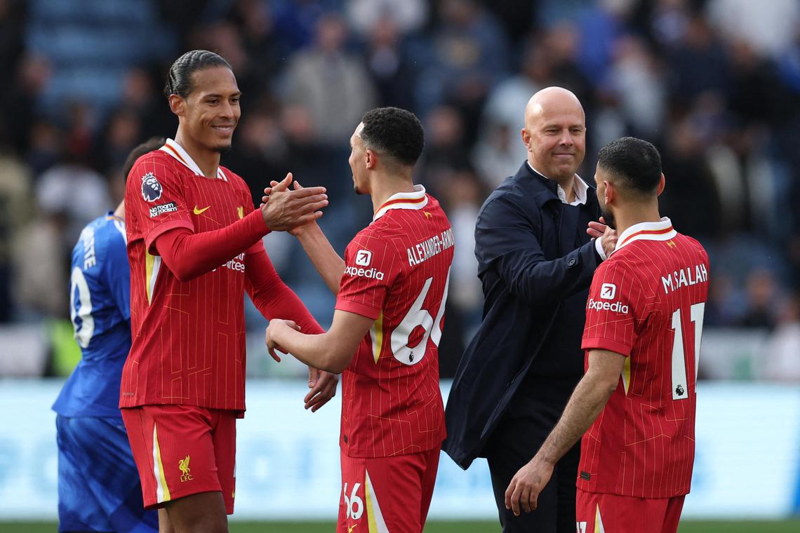 Liverpool's Anfield Challenge: Slot's Perspective On EPL Victory Liverpool's Anfield Challenge: Slot's Perspective On EPL Victory