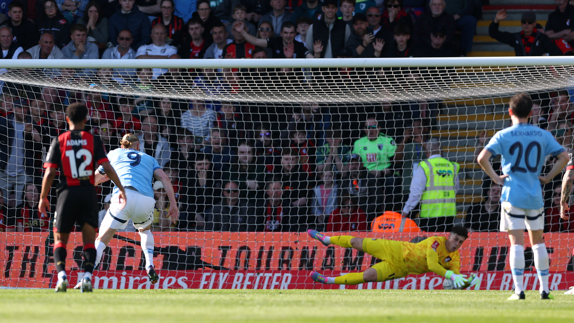 Man City's FA Cup Tie: Haaland Penalty Failure, Adams Handball Incident At Bournemouth Man City's FA Cup Tie: Haaland Penalty Failure, Adams Handball Incident At Bournemouth