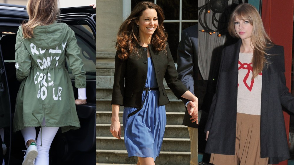 Melania Trump, Kate Middleton & More: Celebrities Spotted In Zara Melania Trump, Kate Middleton & More: Celebrities Spotted In Zara
