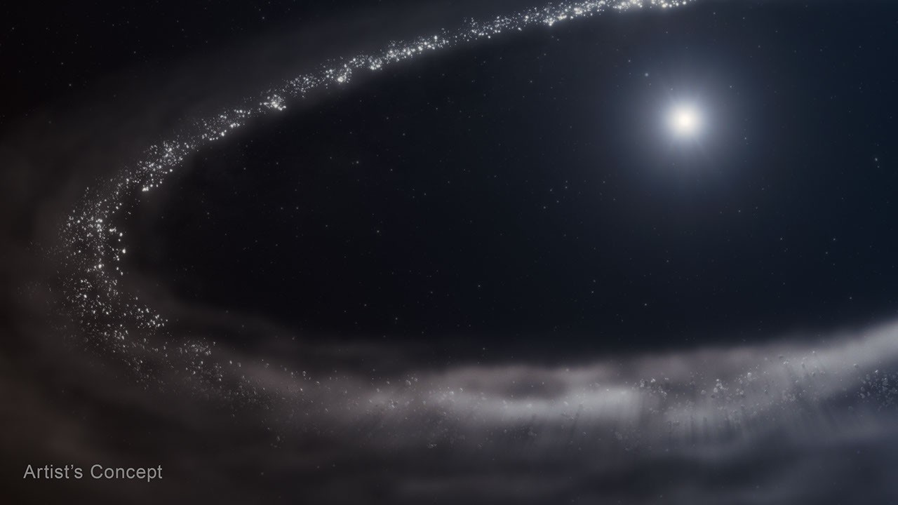 NASA's Webb Telescope Detects Frozen Water In A Young Star System NASA's Webb Telescope Detects Frozen Water In A Young Star System