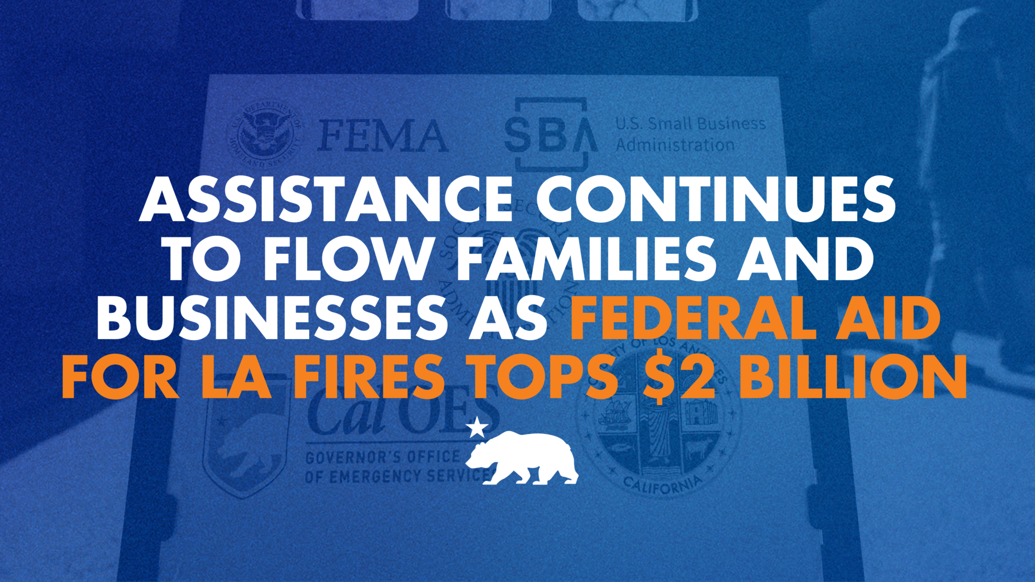 Over $2 Billion In Federal Aid Disbursed For LA Fire Recovery Efforts Over $2 Billion In Federal Aid Disbursed For LA Fire Recovery Efforts