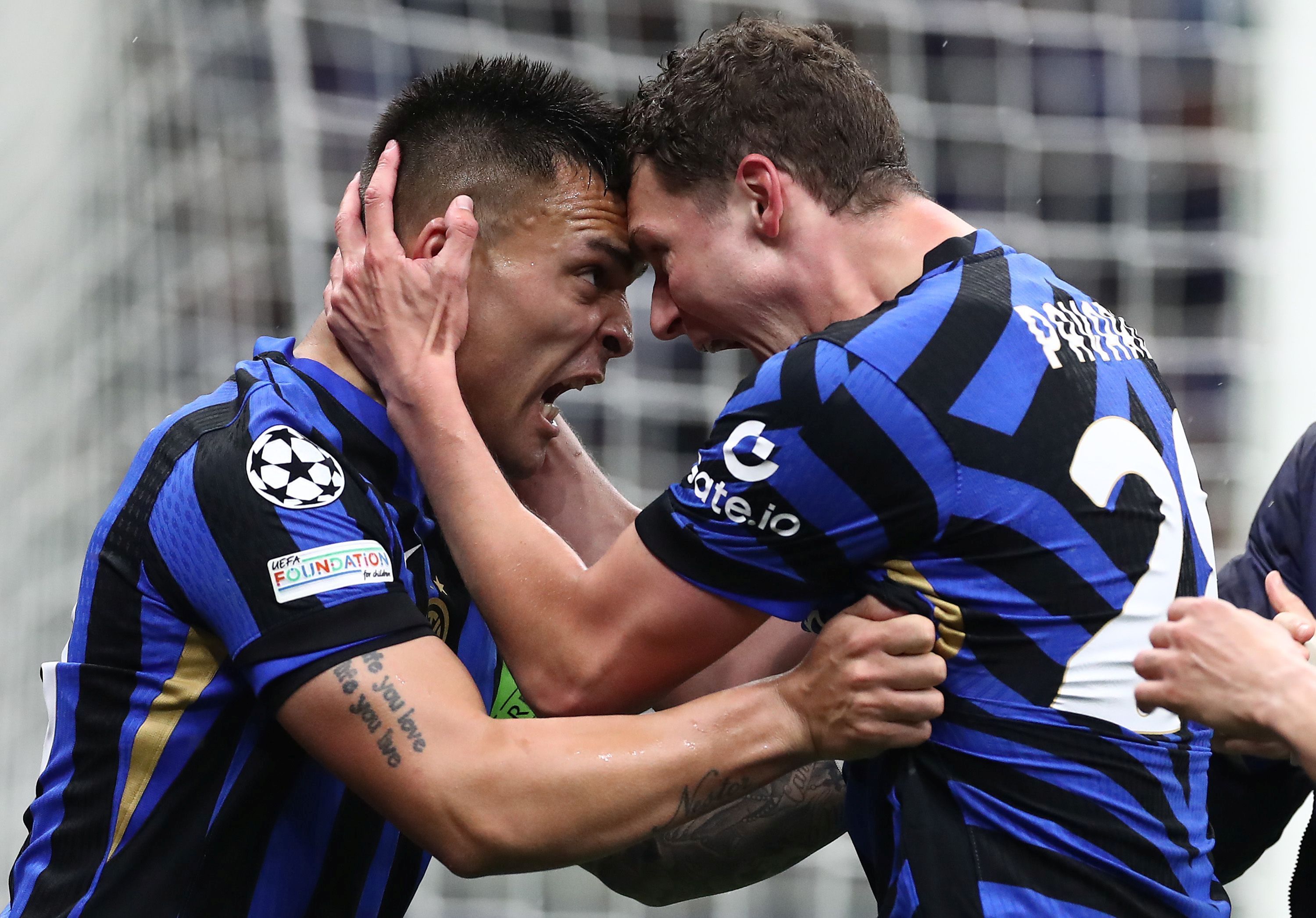 Photo: Inter Milan's Fiery Club World Cup Declaration: Photo: Inter Milan's Fiery Club World Cup Declaration:
