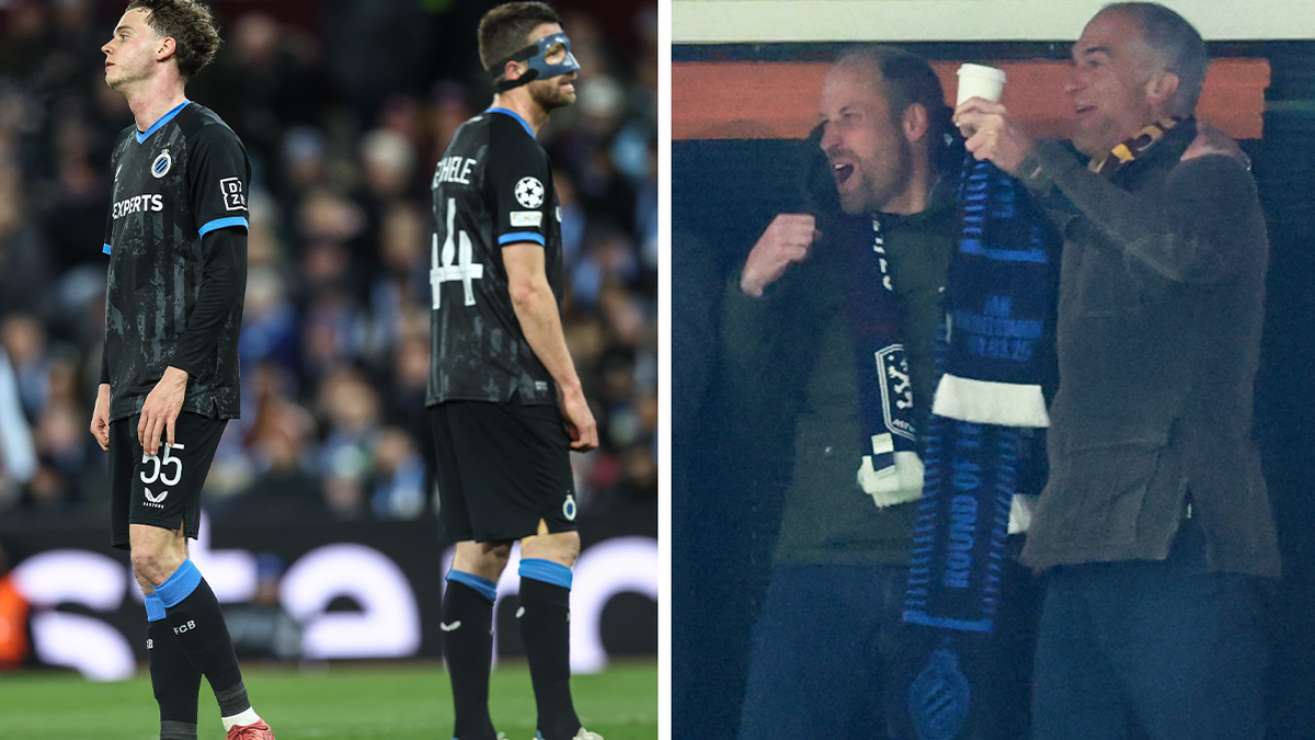 Prins William Vierde Triomf Aston Villa Tegen Club Brugge Prins William Vierde Triomf Aston Villa Tegen Club Brugge