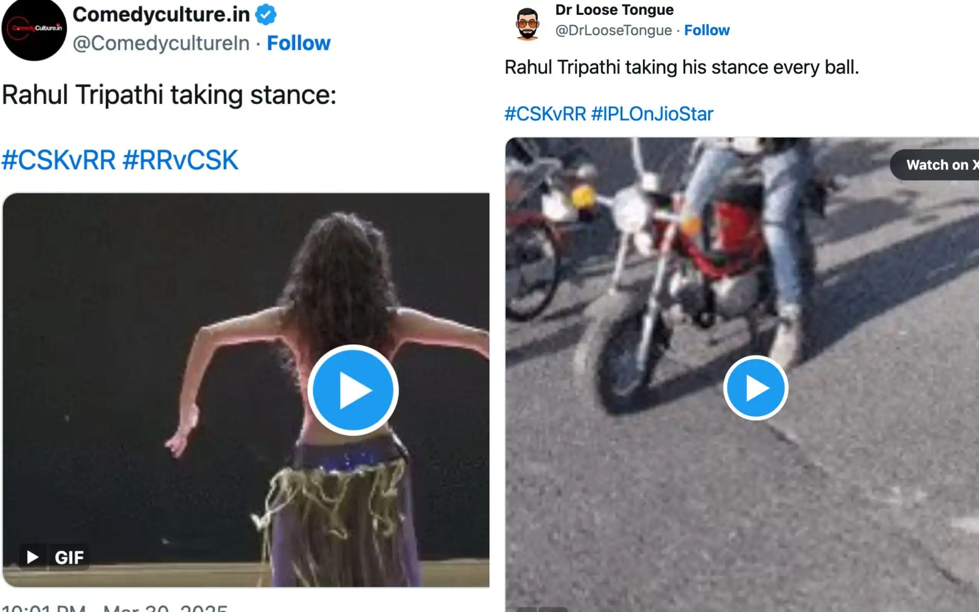 Rahul Tripathi's Unusual Batting Stance Sparks Rahul Tripathi's Unusual Batting Stance Sparks
