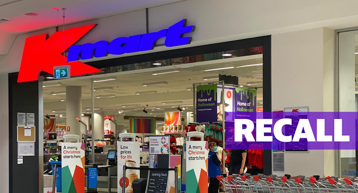Safety Alert: Kmart Issues Recall For Popular $8 Product Safety Alert: Kmart Issues Recall For Popular $8 Product