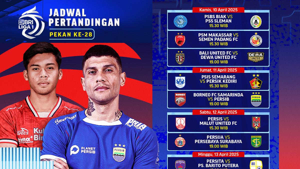 Saksikan BRI Liga 1: Jadwal Siaran Langsung Matchweek 28 Di Vidio Saksikan BRI Liga 1: Jadwal Siaran Langsung Matchweek 28 Di Vidio