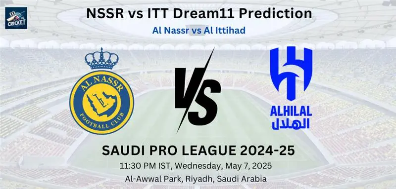 Saudi Pro League 2024-25: NSSR Vs ITT Dream11 Prediction, Playing XI, & Injury News Saudi Pro League 2024-25: NSSR Vs ITT Dream11 Prediction, Playing XI, & Injury News