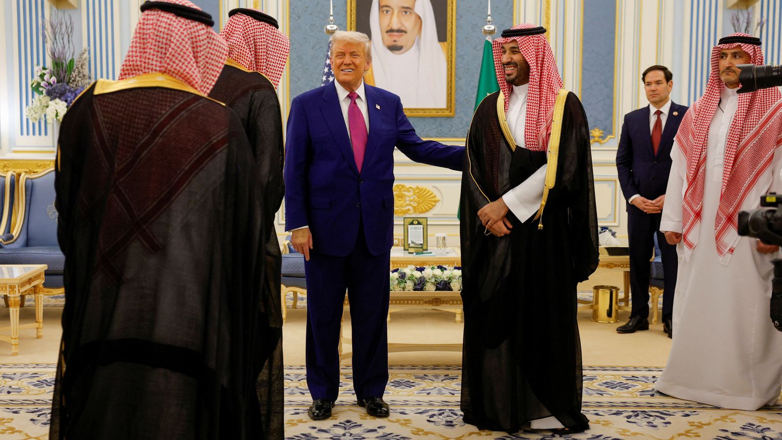 Trump Meets MBS: Handshake Signals Start Of Middle East Trip Trump Meets MBS: Handshake Signals Start Of Middle East Trip