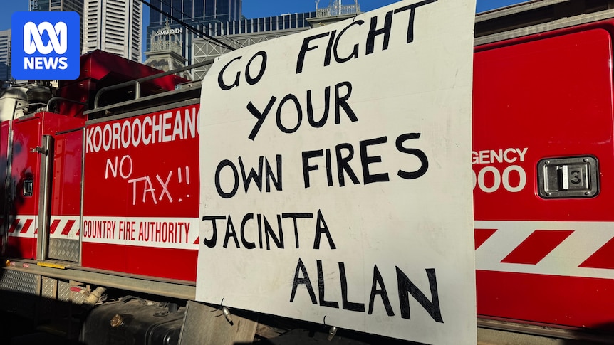 Victorian Budget 2024: Firefighters And Farmers Unite In Levy Protest