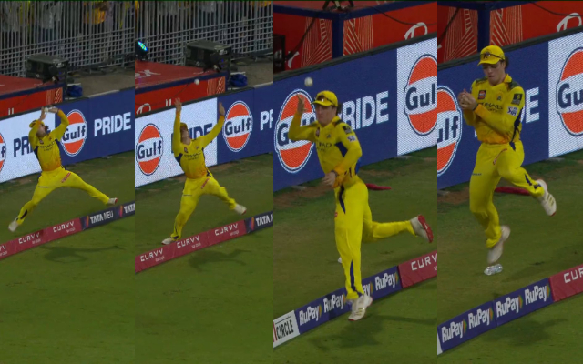 Viral Video: Dewald Brevis's Spectactular Catch Echoes AB De Villiers In CSK Vs PBKS IPL 2025 Match Viral Video: Dewald Brevis's Spectactular Catch Echoes AB De Villiers In CSK Vs PBKS IPL 2025 Match