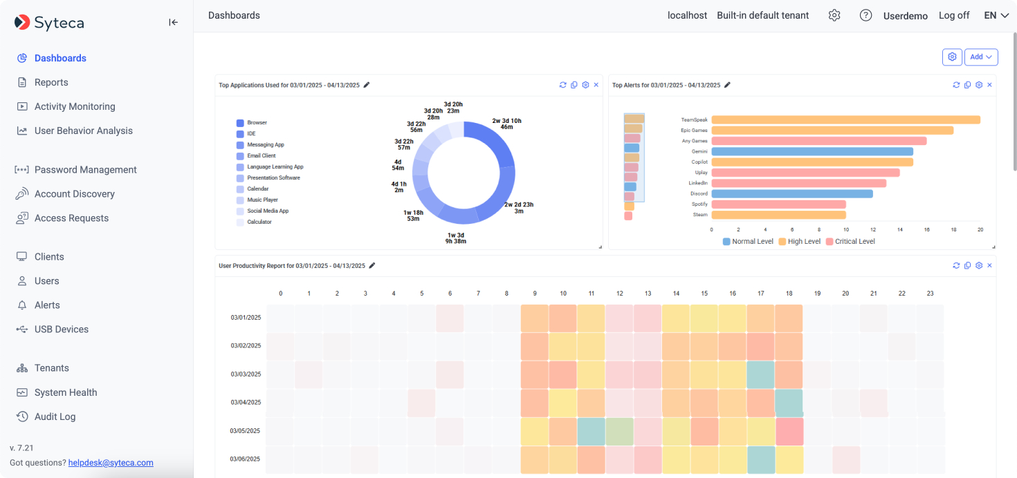 What's New In Syteca 7.21?  Agentless Access And Data Security Enhancements