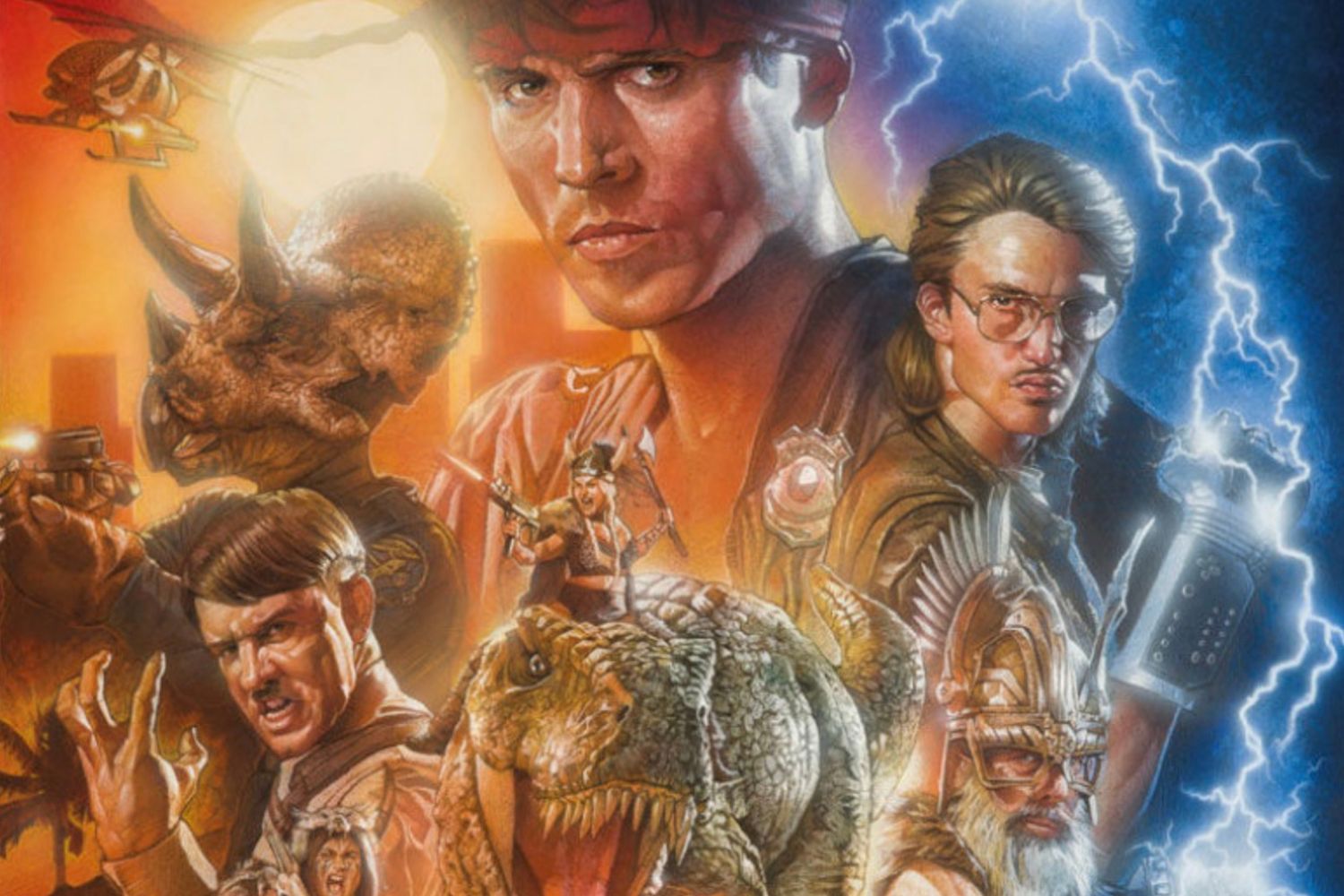 Wild Dinosaur Ride: New Kung Fury 2 Footage Featuring Arnold Schwarzenegger Wild Dinosaur Ride: New Kung Fury 2 Footage Featuring Arnold Schwarzenegger